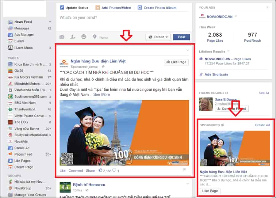 Quảng cáo Facebook Giá rẻ tại Hải Phòng